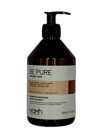 NIA021 NIA BE PURE RESTORE SHAMPOO 500 ML-1